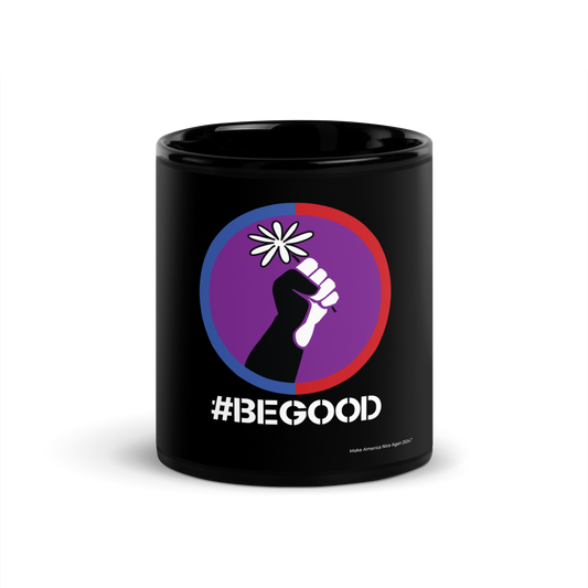 #BEGOOD Black Glossy Mug