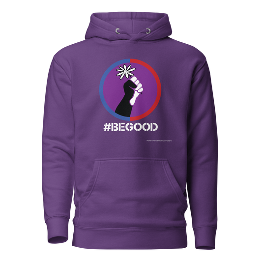 #BEGOOD Purple Unisex Hoodie