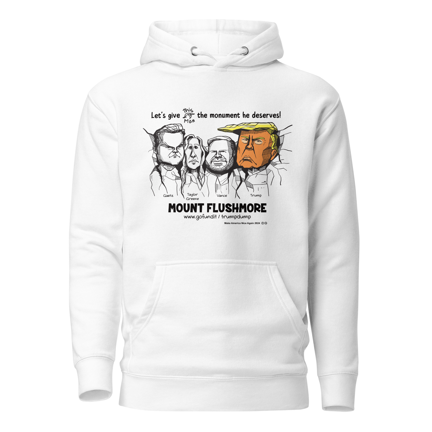 Mount Flushmore Unisex Hoodie