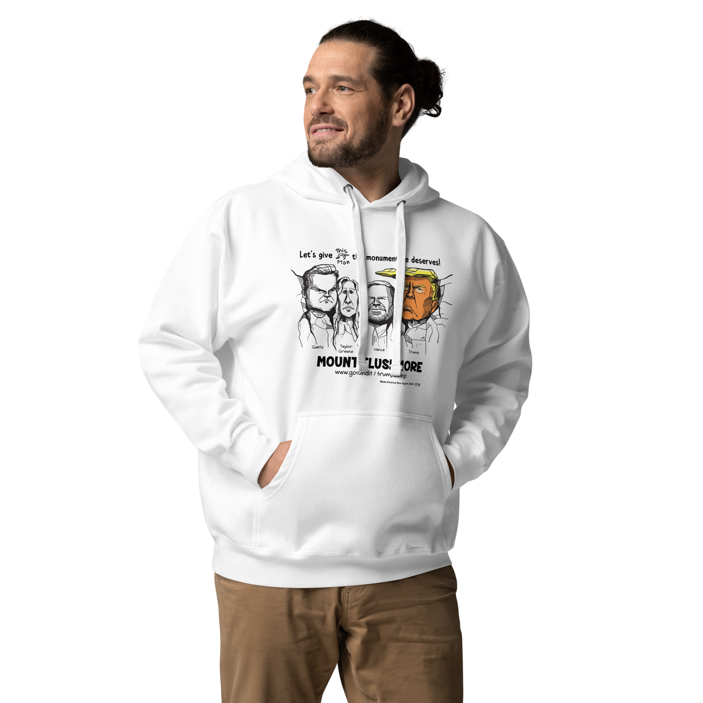 Mount Flushmore Unisex Hoodie