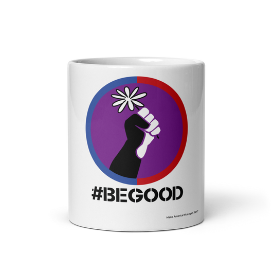 #BEGOOD White Glossy Mug